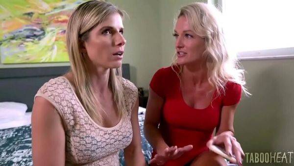 Hot MILF Cory Chase shares stepson's big cock with her friend for wild fuck - xxxfiles.com on systemporn.com