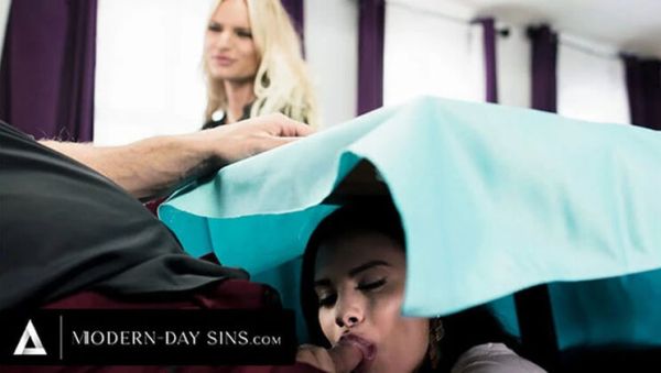 Busty Wife Rachael Cavalli Gets Doggystyle Bang From Husband After His Mistress Violet Starr Blowjob - xxxfiles.com - Britain on systemporn.com