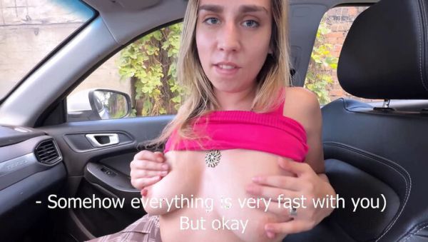 Amateur Russian MILF Gives Blowjob in Taxi Car - Public Outdoor Sex & Creampie - xxxfiles.com - Russia on systemporn.com