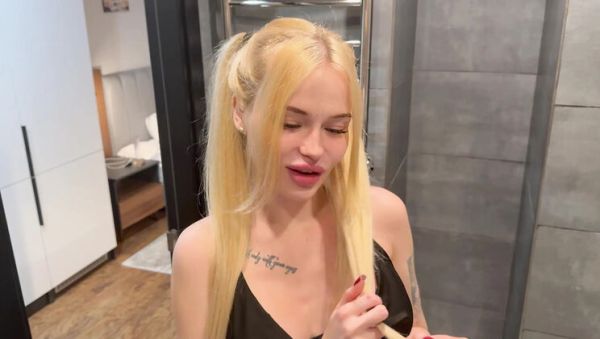 Stepbrother Love: VladaMais Blowjob & Cumshot on Big Tits - veryfreeporn.com - Russia - Poland on systemporn.com