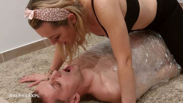 Femdom Wife Makes Cuckold Slave Eat Cum Twice Daily - Cum Feeding & Cum Kiss Training - veryfreeporn.com - Poland on systemporn.com