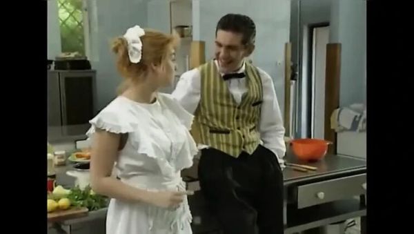 German Teen Vivienne Clash Seduced by Butler - Blonde Petite with Big Natural Tits in Kitchen Fuck - veryfreeporn.com - Germany on systemporn.com