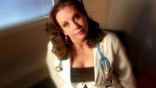 Sexy Mature MILF Doctor Full Scene: Examining a Young Man's Curved Cock - veryfreeporn.com - Britain on systemporn.com