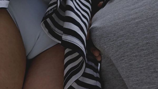 Horny Stranger Fucks Teen in Crowded Bus - Big Cock Cumshot in Panties - porntry.com on systemporn.com