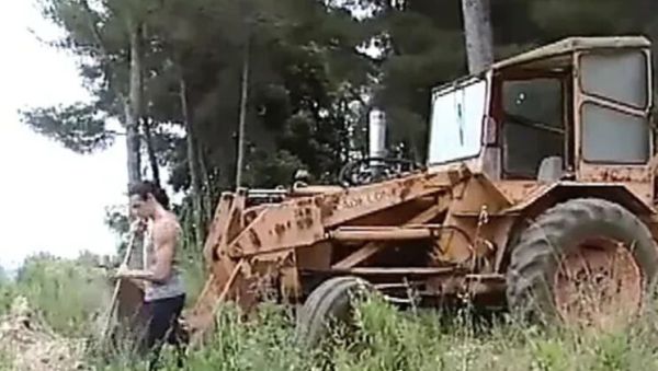 Blonde MILF Sucks Dick and Gets Fingered Outside - Rough Outdoor Sex - veryfreeporn.com - Italy on systemporn.com