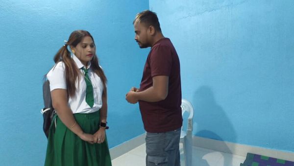 18 Year Old Virgin School Girl First Time Fucking with Boyfriend - Hindi Audio Viral Video - porntry.com - India on systemporn.com