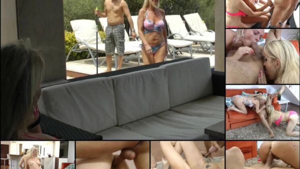 Poolboy fucks bored MILF and blonde in German threesome - amateur hardcore blowjob & facial cumshot - veryfreeporn.com - Germany on systemporn.com