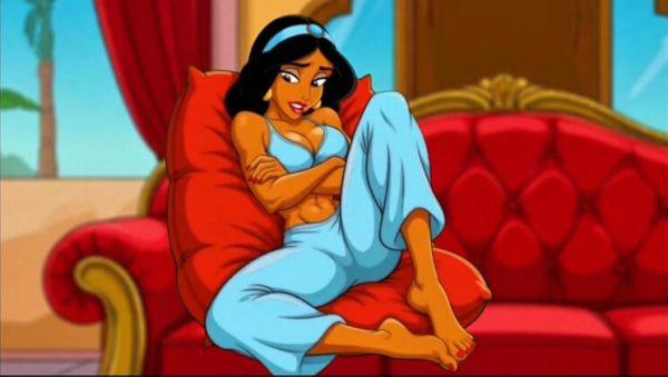 Princess Jasmine pussy rubs magic lamp for hot hentai pleasure - Octopussy cartoon sex parody - veryfreeporn.com - India on systemporn.com
