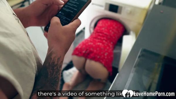 Horny Redhead Trapped in Washer Gets Deep Hardcore Doggy Style - porntry.com - Russia on systemporn.com