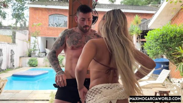 Young Blonde Yasmin Avila Gets Rough Bareback Fuck From Maximo Garcia's Big Dick - porntry.com - Brazil - Spain on systemporn.com