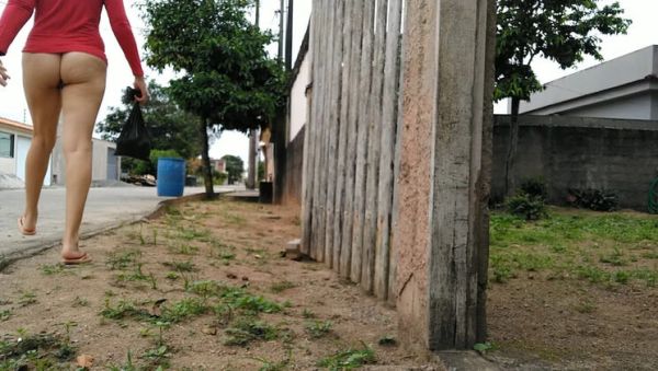 Brazilian Wife Flashes Hairy Pussy Outdoor - No Panties On Street - xxxfiles.com - Brazil - Portugal on systemporn.com