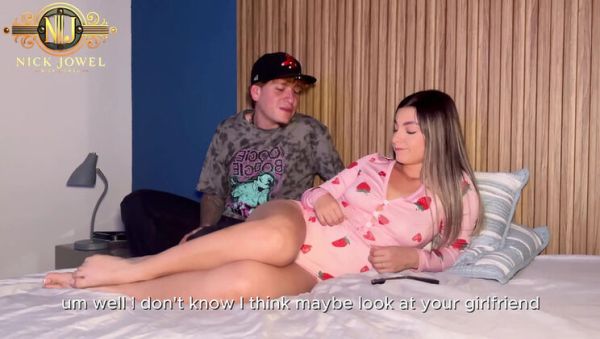 Petite Latina Stepsister Gives Me Blowjob Advice - POV Fuck & Cumshot - veryfreeporn.com - Spain - Colombia on systemporn.com