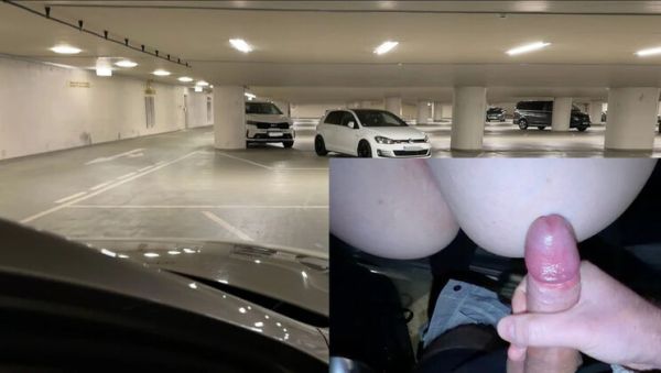 Risky Car Sex in Public Parking Lot - German Amateur Blonde Gets Fucked After Handjob - porntry.com - Germany on systemporn.com