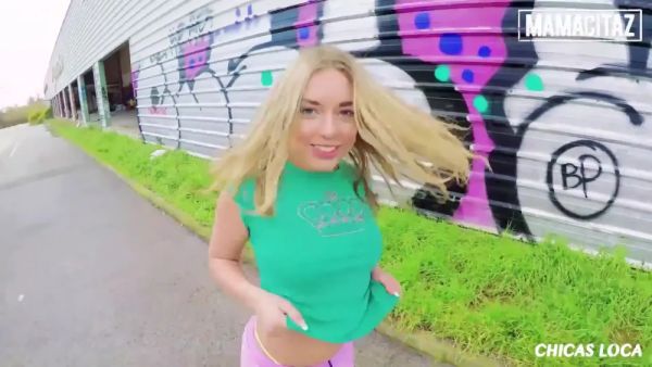 Danielle Soul In Blonde Girl Fucks Big Cock In Public - videomanysex.com on systemporn.com