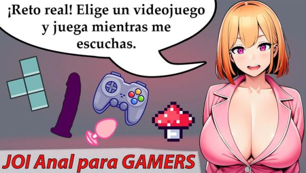 Spanish Audio JOI: Anal Lovers and Gamers, Watch Out! Hot Femdom Jerk Off Instruction - veryfreeporn.com - Spain on systemporn.com
