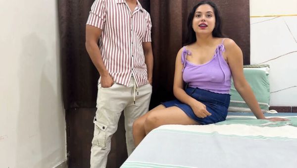 Bad Girl Saara Gets Punished by Stepdad – Desi Teen Blowjob and Creampie - porntry.com - India on systemporn.com
