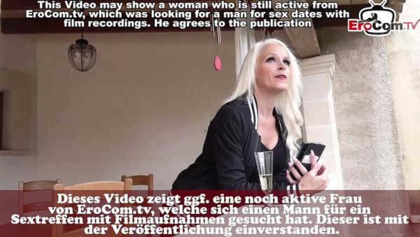 Horny German Blonde MILF Pays a Man for Sex - porntry.com - Germany on systemporn.com