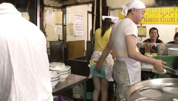 Hot Ramen Shop Threesome with Hairy Japanese Girl Asuka Mimi - porntry.com - Japan on systemporn.com