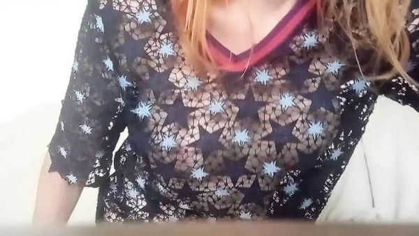 Redhead MILF Poutchiee Gets Tight Pussy Fucked on the Sofa - veryfreeporn.com - Britain - France on systemporn.com