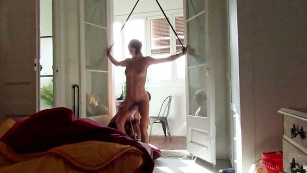 Blindfolded and Tied Up: Amateur Couple Fucks Hard at Her House - xxxfiles.com - Spain on systemporn.com
