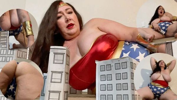 Giant Wonder Woman Lost in Your City – Cutejayne Cosplay BBW Big Tits - porntry.com - Britain - Usa on systemporn.com