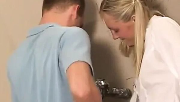 Barely legal teen slut gets pussy eaten in bathroom and fucked hard - porntry.com - Britain on systemporn.com