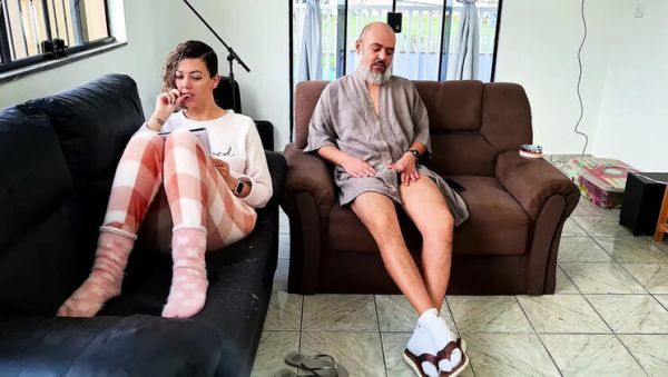 Stepdad Caught Jerking Off, So I Helped Him and Swallowed Every Drop - porntry.com on systemporn.com