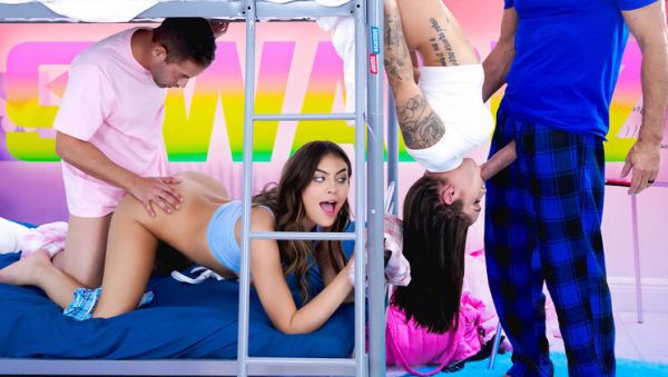 Selina Bentz, Bunny Fae And Nicky Rebel - Stepdaughter Swap College Swap Day - upornia.com on systemporn.com