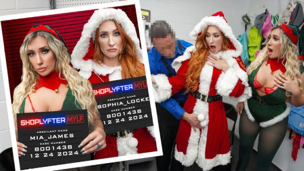 Mia James, Jack Vegas And Sophia Locke - Case No. 8001438 - Ho Ho Holiday Thieves - videomanysex.com on systemporn.com