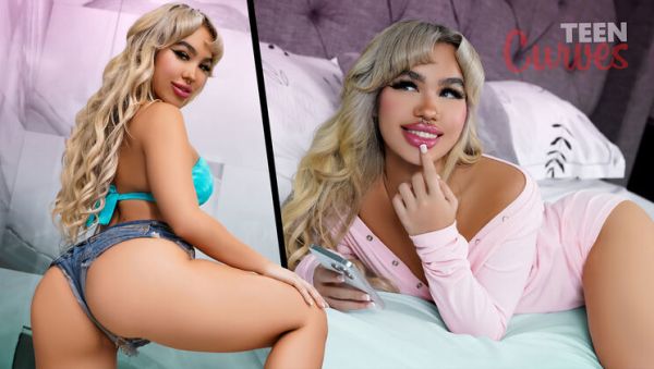 Nicky Rebel And Luna Luxe - Teen 18+ Curves Lunas Midnight Cock Cravings - videomanysex.com on systemporn.com