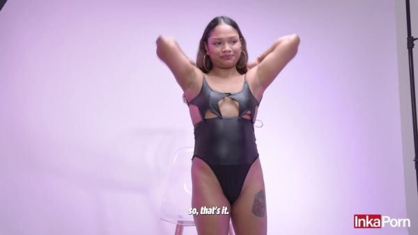 18-year-old Brunette Debutante Passes Her First Casting For Inkaporn - Jay Rose - desi-porntube.com - India on systemporn.com