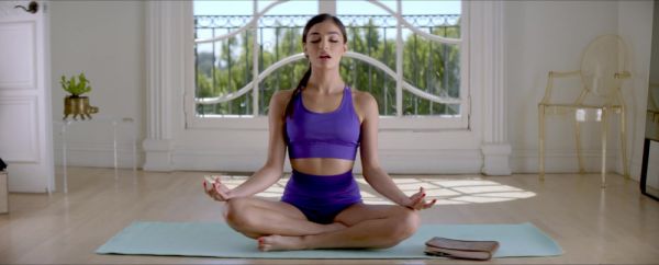 Three hot babes have an intense lesbian sex session on the bed in lingerie. - alphaporno.com on systemporn.com