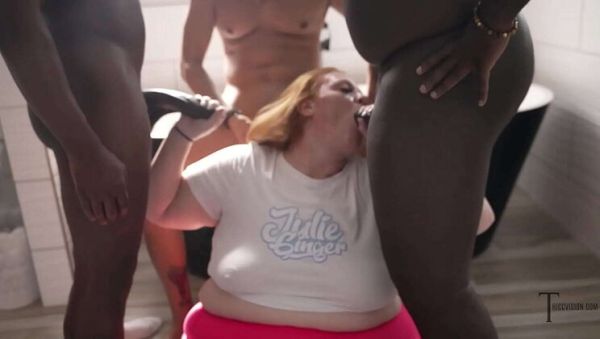 SSBBW Julie Ginger Rough Face Fuck BBC Blowbang Gangbang - xxxfiles.com on systemporn.com