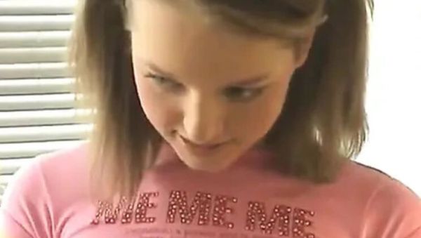 Britney Braces Amateur Solo - Skinny Teen Strips Lingerie and Plays with Banana Cream - xxxfiles.com on systemporn.com