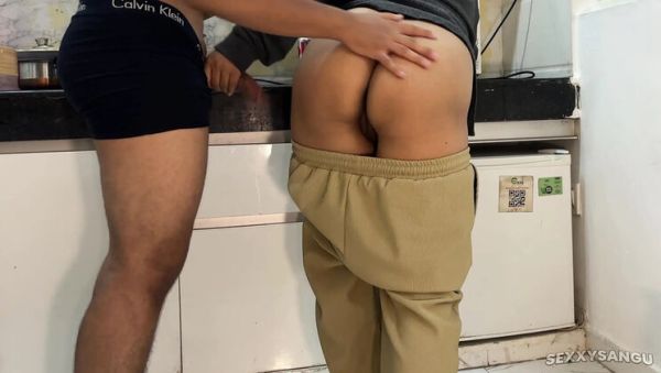 Step Mom Fucked Hard in Kitchen by Step Son - Big Ass Indian MILF Cheating on Husband - xxxfiles.com - Britain - India on systemporn.com
