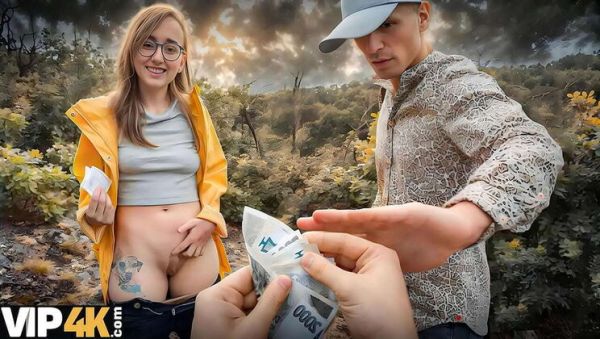 HUNT4K: Naked Stranger with Nice Boobs Fucked Hard in Forest - Outdoor Sex with Spanish Girl - veryfreeporn.com - Spain on systemporn.com