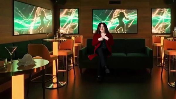 Hot Latina Wife Cheats in VIP Room - Cuckold Husband Films Handjob & Cumshot on Big Natural Tits - veryfreeporn.com - Argentina on systemporn.com