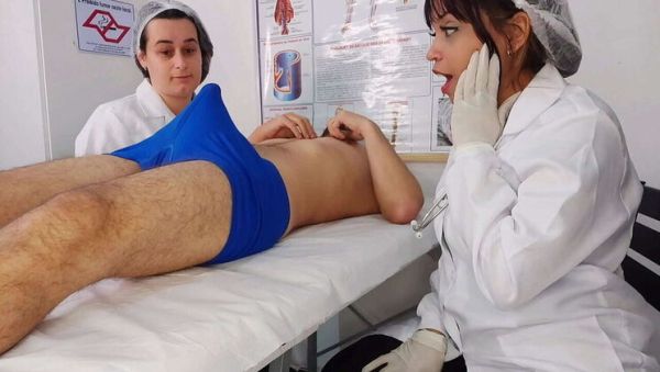 Nurse Threesome Blowjob - Jennifer Pimenta & Kah Fox Fuck Patient's Big Cock in Hospital - veryfreeporn.com - Brazil on systemporn.com