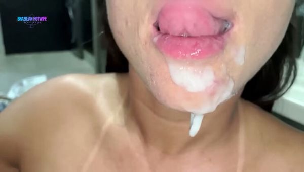 Brazilian Hotwife Makes Cuckold Taste Cum From Big Booty Anal DP 2025 - porntry.com - Brazil on systemporn.com