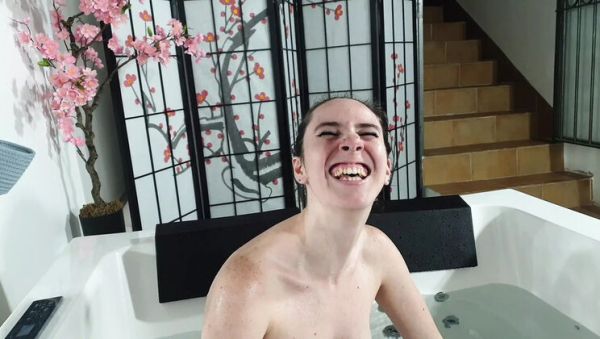 Petite Nyx Scarlett First Time Jacuzzi Interview Blowjob & Facial - xxxfiles.com - France on systemporn.com