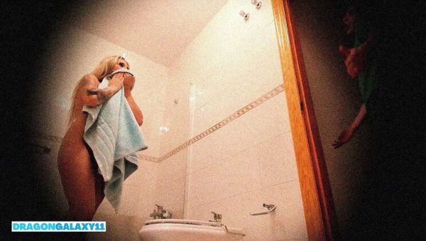 Stepmom Catches Stepson in Bathroom on Camera - Big Tits Blonde MILF Fucks Him for Jealous Husband - porntry.com - Spain on systemporn.com