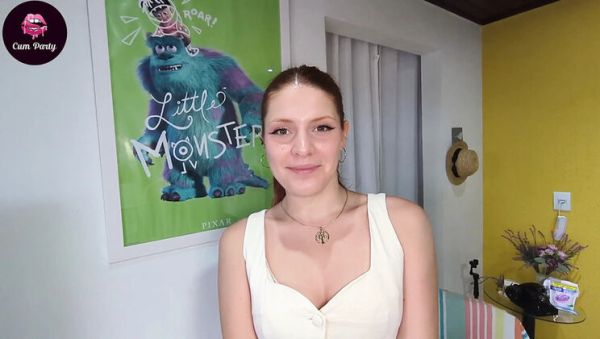 Mira Love Takes 4 Cumshots on Face & Mouth - Blowjob Facial Teen POV - veryfreeporn.com - Italy on systemporn.com