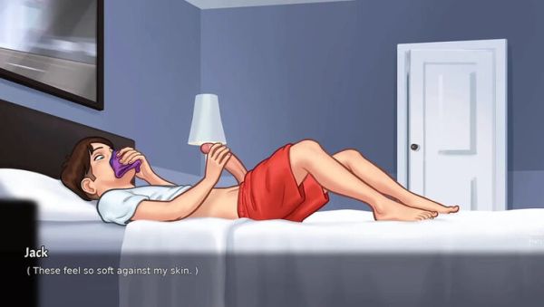 Stepmom Panty Sniffing & Fucking - Stepson Masturbates to Indian Cartoon 3D Sex (Summertime Saga) - veryfreeporn.com - Britain - India on systemporn.com