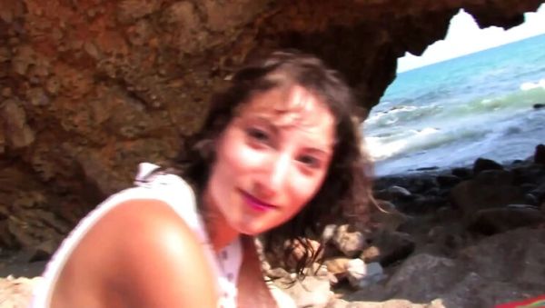 Beach Surprise: Two Hot Teens Blow Tourist For Cumshot on Spanish Shore - xxxfiles.com - France - Spain on systemporn.com
