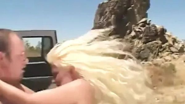 Blonde Chick Takes Double Penetration in Ass & Pussy - FMMM Foursome Sex Outside - porntry.com - Britain on systemporn.com