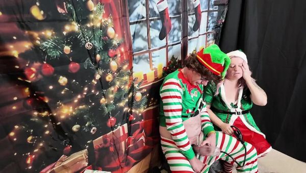 Naughty Elf Blowjob: Day 1 Christmas Role Play with BBW British Amateur - xxxfiles.com - Britain on systemporn.com