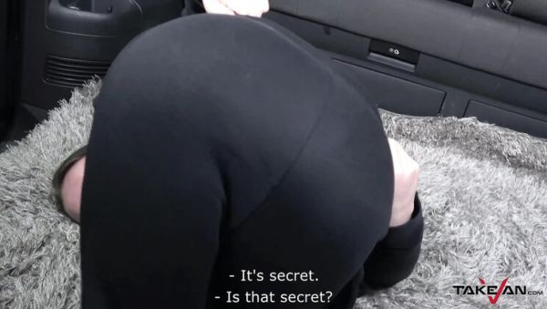 Skinny Czech tramp Leny Ewil gets her tiny tits fucked and shakes them on a giant cock in van backseat - veryfreeporn.com - Czech Republic on systemporn.com