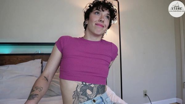 Best Friend's Tattooed Girlfriend Salem Nox Gives Hot POV Blowjob and Swallows Cum - porntry.com - Britain on systemporn.com
