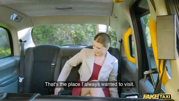 Fake Taxi Redhead Samantha Joiner Wants Big Cock - Doggystyle & Cowgirl Fuck in Taxi - porntry.com - Britain on systemporn.com