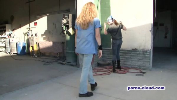 Lesbian Workers Daisy Layne & Ariel Stonem Nipple Play Outdoor - porntry.com - Britain on systemporn.com